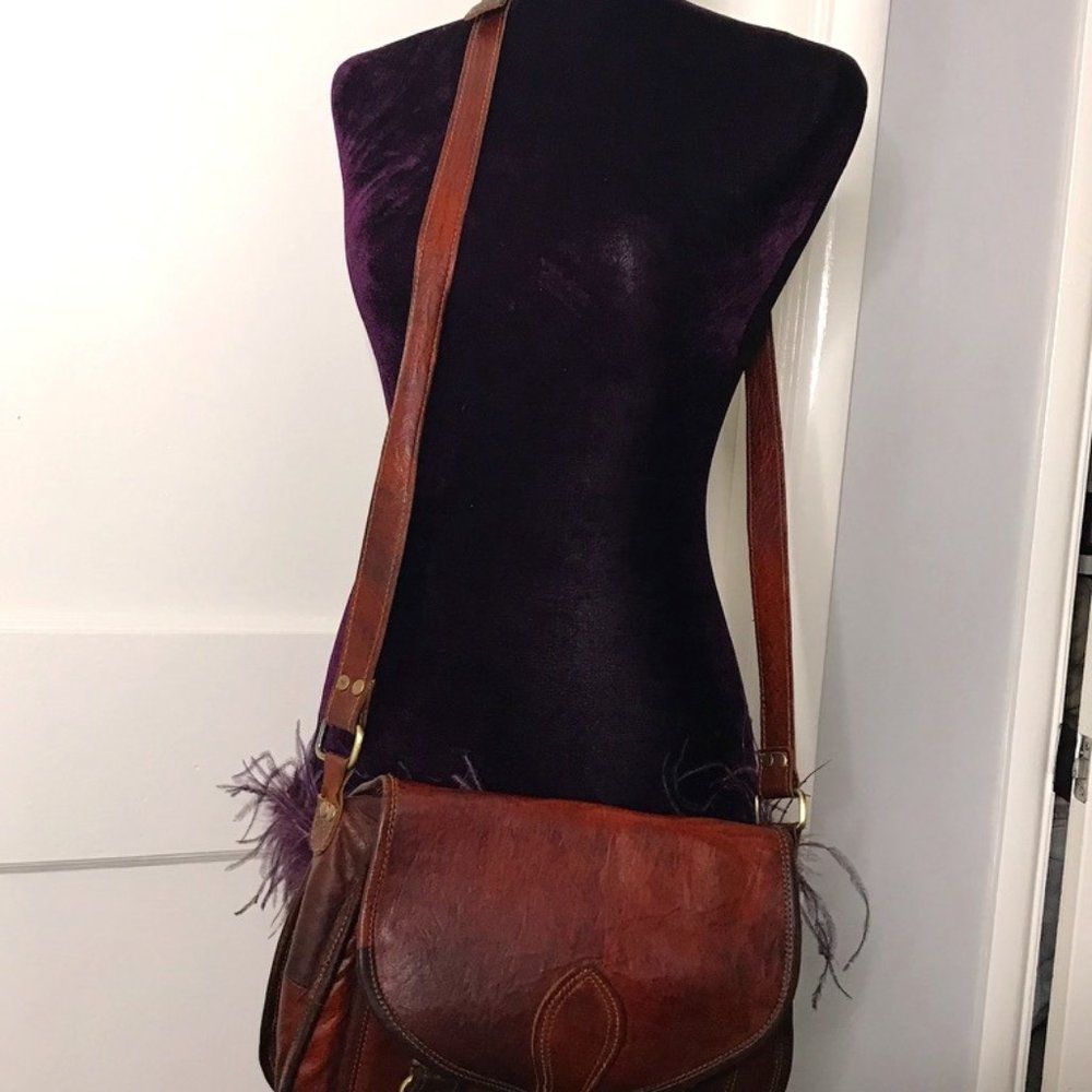 Beautiful Leather Cross Body Handbag